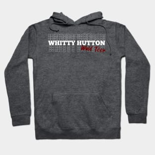 Whitty Hutton Repeated Stacked Text Hoodie